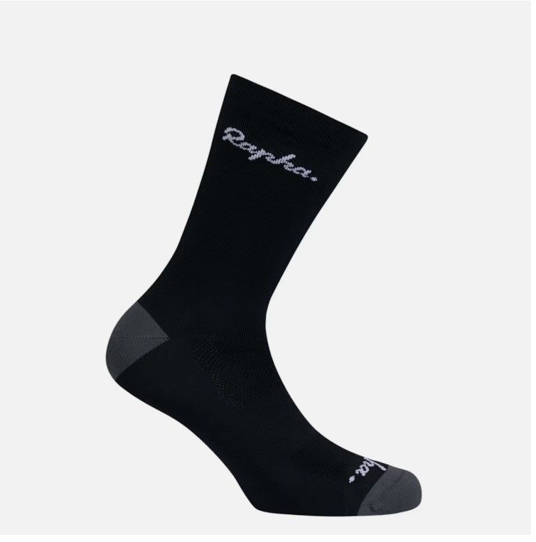Rapha Logo Socks - Black/ Grey