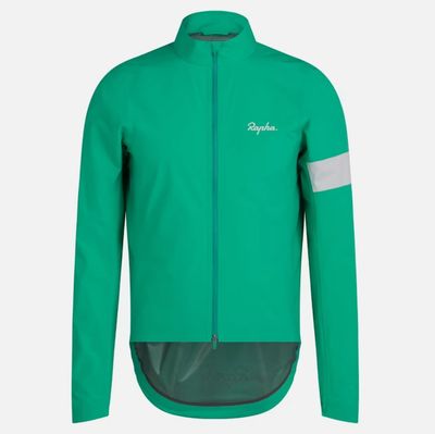 Rapha Core Rain Jacket - Fresh Green/ White