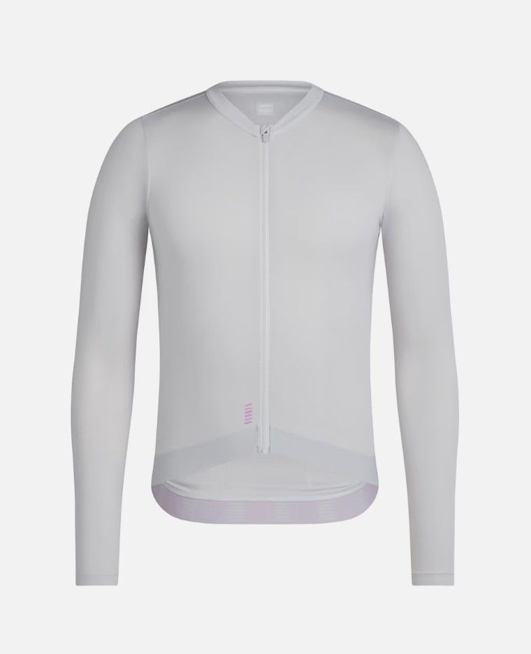 Rapha Pro Team Long Sleeve Lightweight Training Jersey III - Silver/ Quartz Rapha Pro Team Long Sleeve Lightweight Training Jersey III - Silver/ Quartz