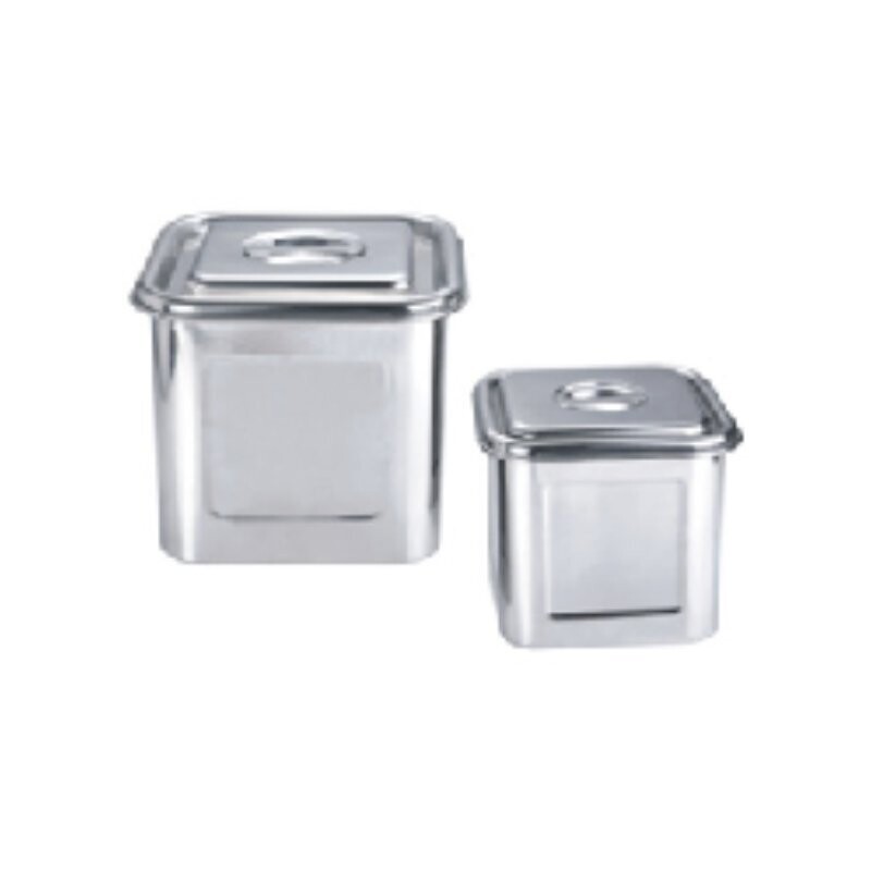 Best in Kitchenware Square Bain-Marie Pot with Lid (Stackable)