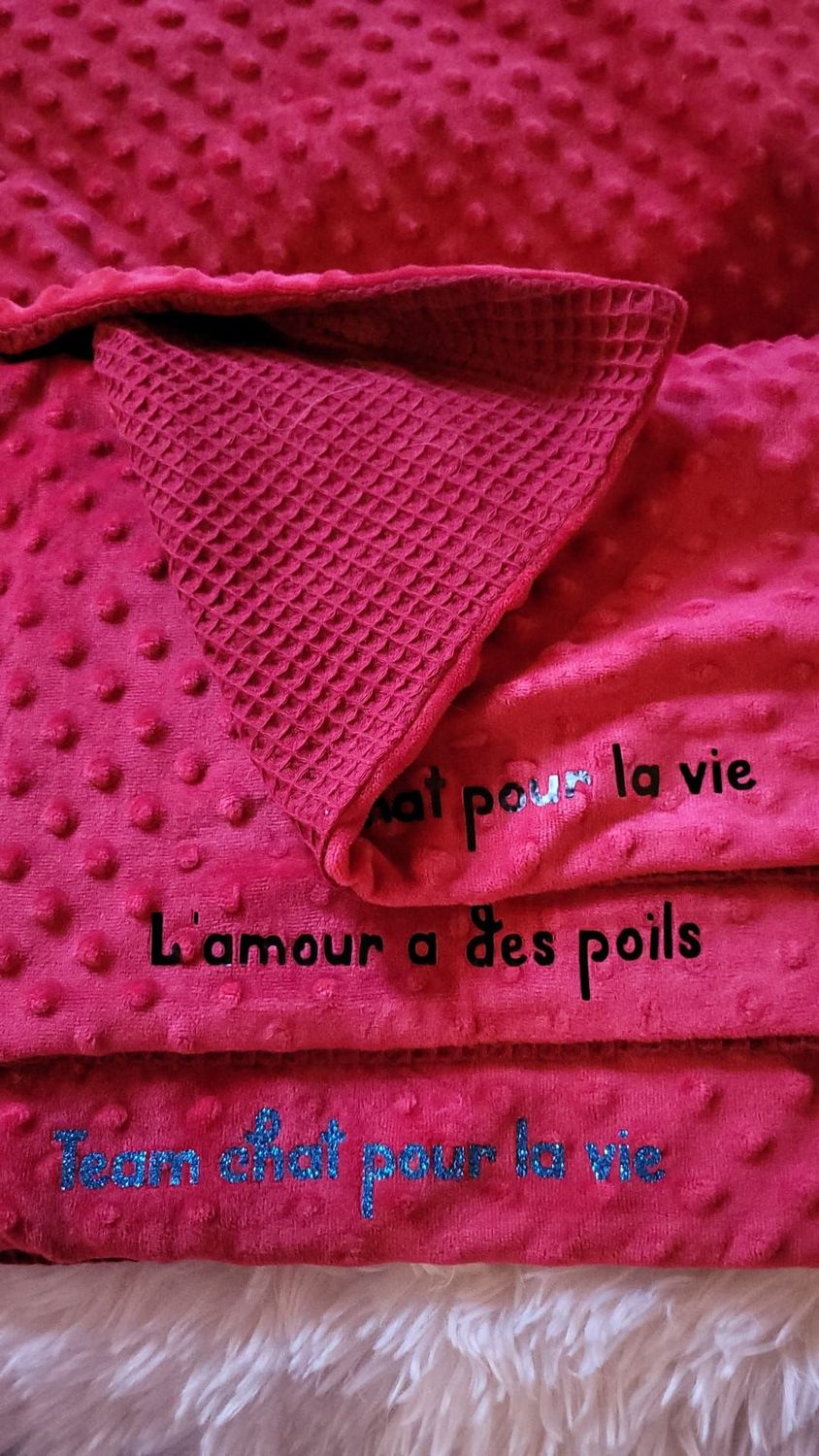 Plaid “Team chat pour la vie” Plaid “Team chat pour la vie”