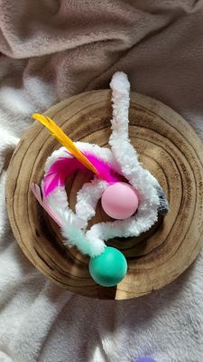 Boule Sensorielle pour Chat – Avec ou Sans Plumes Boule Sensorielle pour Chat – Avec ou Sans Plumes