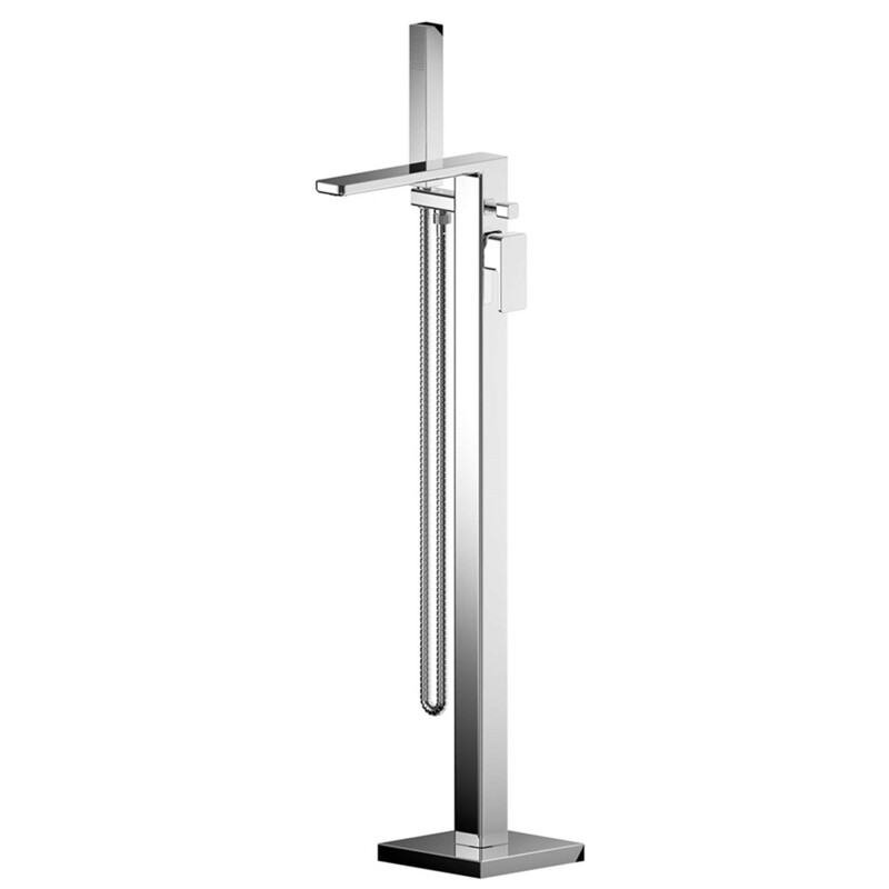 SONAS Contour Floor Standing Bath Shower Mixer Chrome