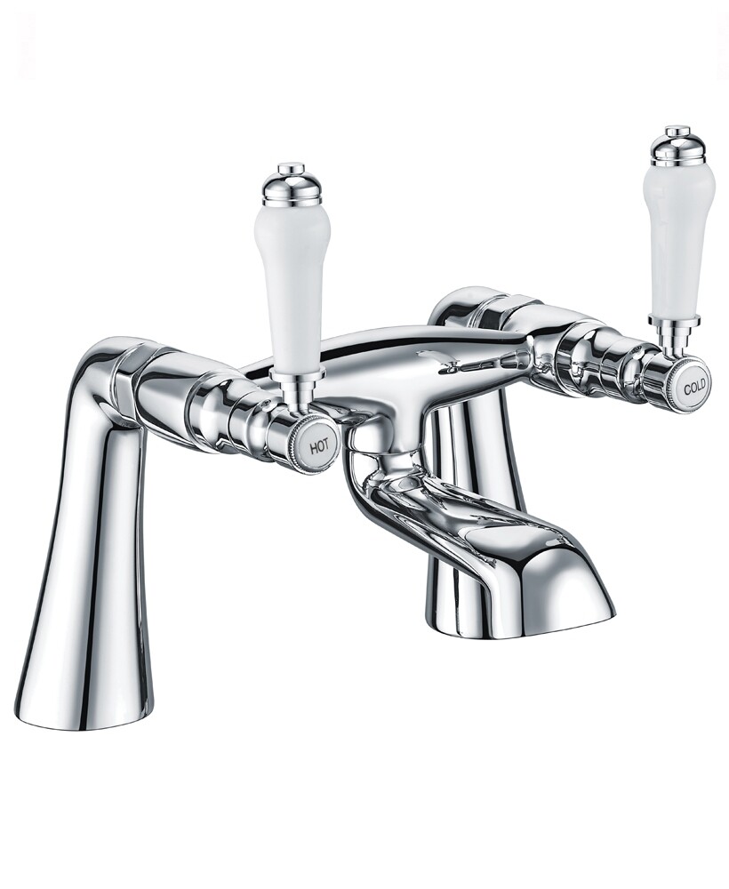 SONAS Traditional Lever Bath Filler Chrome