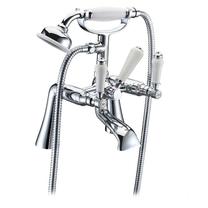 SONAS Traditional Lever Bath Shower Mixer Chrome SONAS Traditional Lever Bath Shower Mixer Chrome