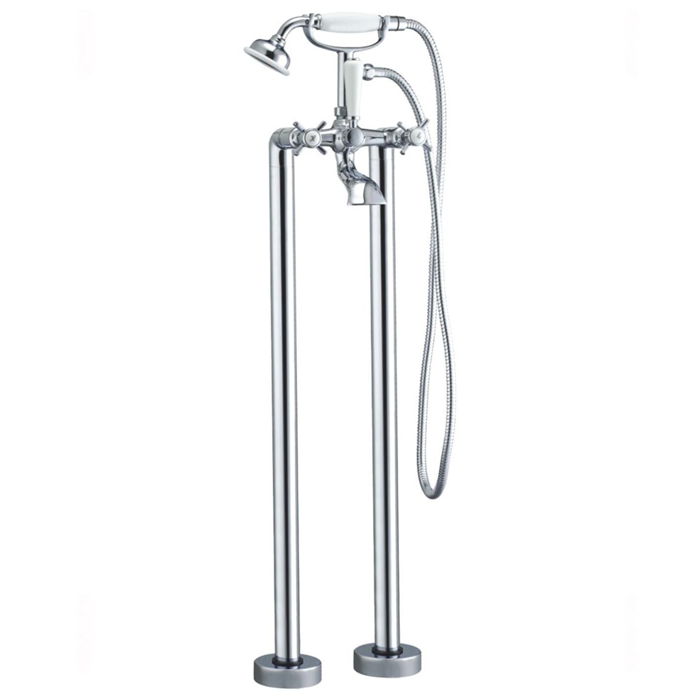 SONAS Edwardian Floor Standing Bath Shower Mixer Chrome