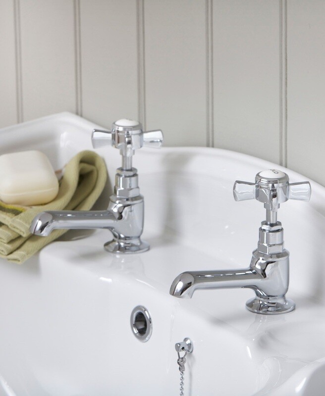SONAS Edwardian Basin Taps Chrome SONAS Edwardian Basin Taps Chrome