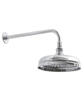 SONAS Traditional 200mm Shower Head with Wall Arm