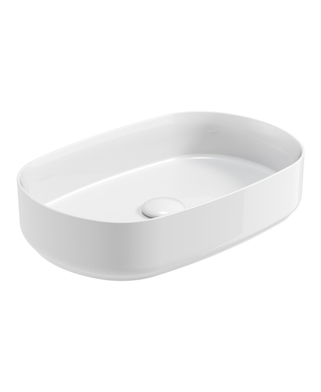 SONAS Avanti Oval Countertop Basin Ceramic White