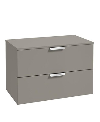 SONAS Stockholm 80cm Wall Hung Countertop Unit Khaki Matt SONAS Stockholm 80cm Wall Hung Countertop Unit Khaki Matt