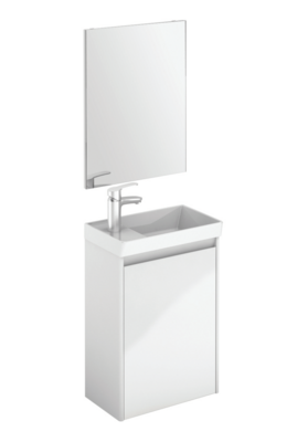 SONAS Dijon 45cm Wall Hung Cloakroom Pack with Mirror