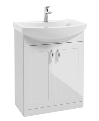 SONAS Bristol 65cm Floor Standing 2 Door Vanity Unit SONAS Bristol 65cm Floor Standing 2 Door Vanity Unit