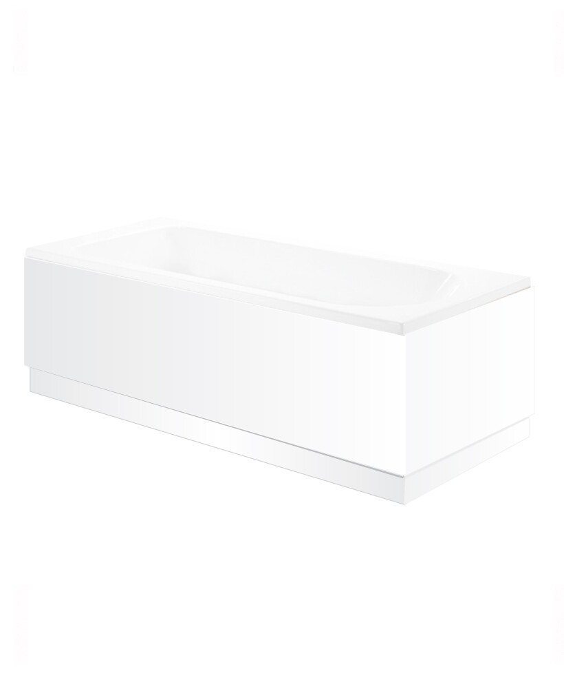 SONAS Belmont White Wooden Bath Front Panels, Front Panel: Front Panel 1700