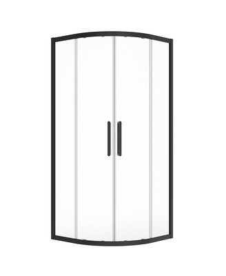 SONAS Aspect Matt Black Two Door Quadrant Shower Door SONAS Aspect Matt Black Two Door Quadrant Shower Door