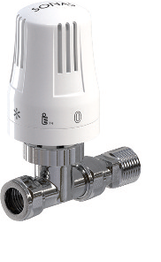 SONAS Thermostatic Straight Radiator Valves