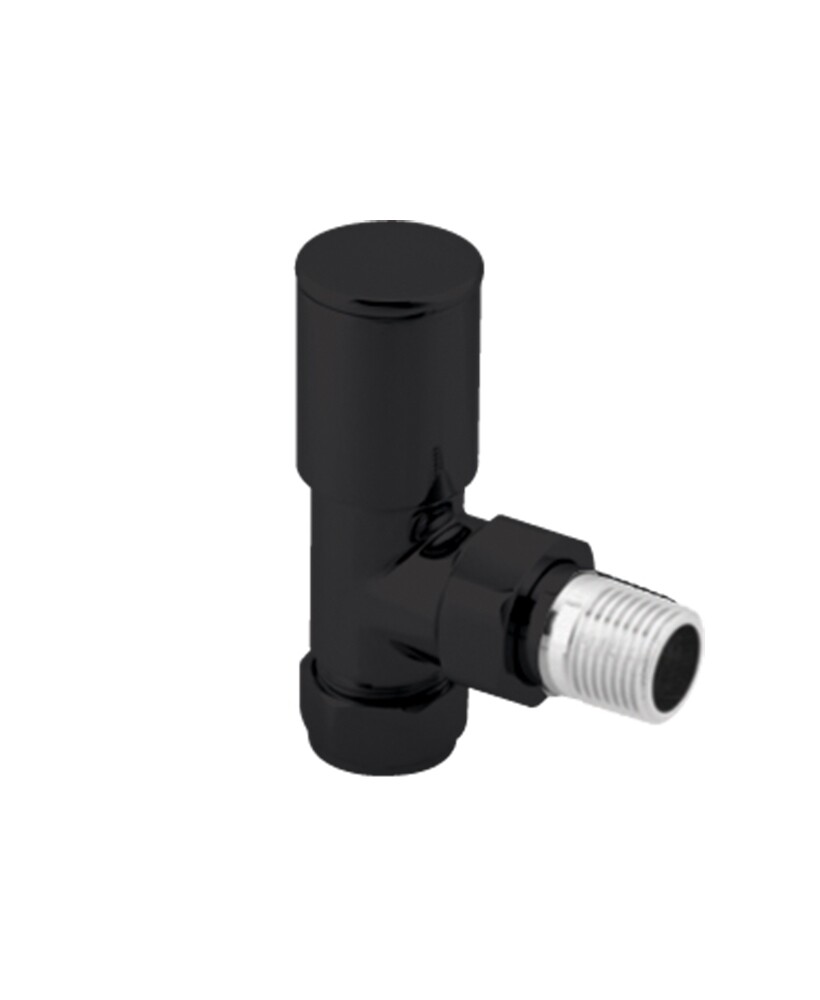 SONAS Black Angled Radiator Valves