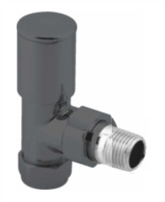 SONAS Anthracite Angled Radiator Valves