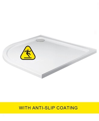 SONAS Kristal Low Profile Anti-Slip Offset Quadrant Shower Tray
