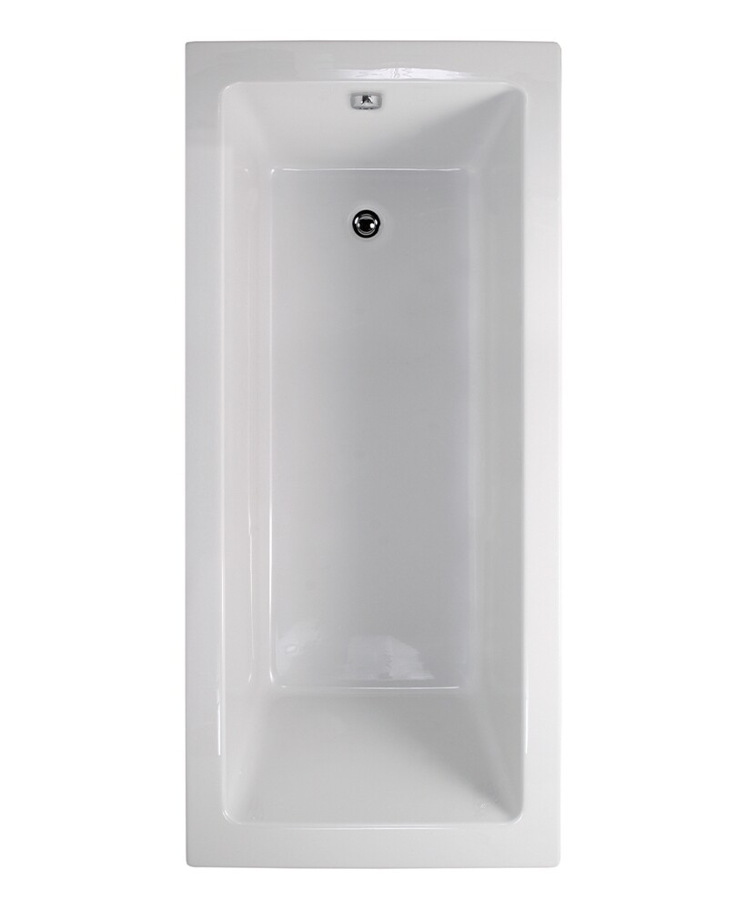 SONAS Pacific Single Ended Extra Deep Bath, Size: L1600xW700xD420