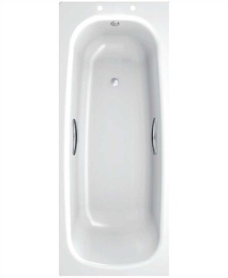 SONAS Strata Single Ended Steel Bath With Twin Grips SONAS Strata Single Ended Steel Bath With Twin Grips