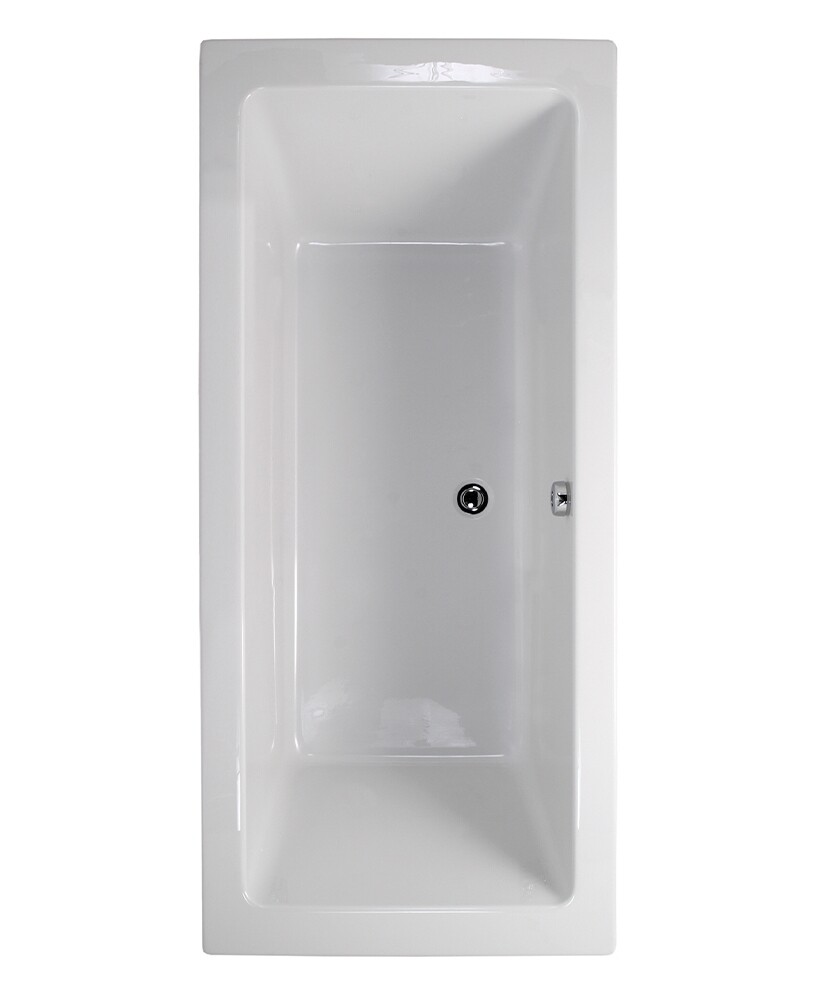 SONAS Pacific Double Ended Extra Deep Bath, Size: L1600xW700xD420