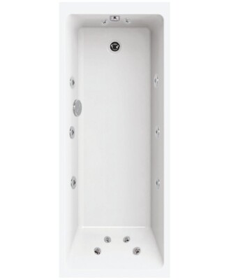 SONAS Oscar Single Ended 12 Jet Whirlpool Bath SONAS Oscar Single Ended 12 Jet Whirlpool Bath