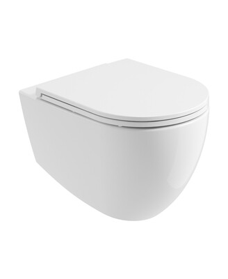 SONAS Avanti Wall Hung Rimless, Colours: Ceramic White