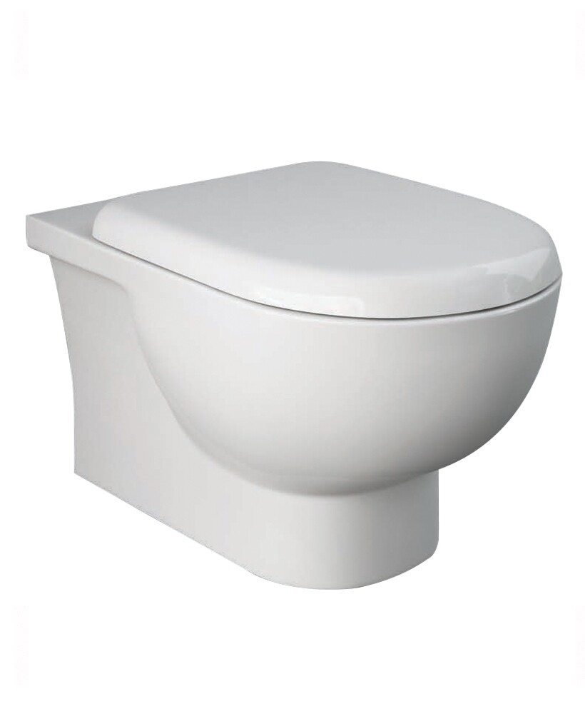 SONAS Sigma Wall Hung Rimless WC, Seat: Soft Close Standard Seat