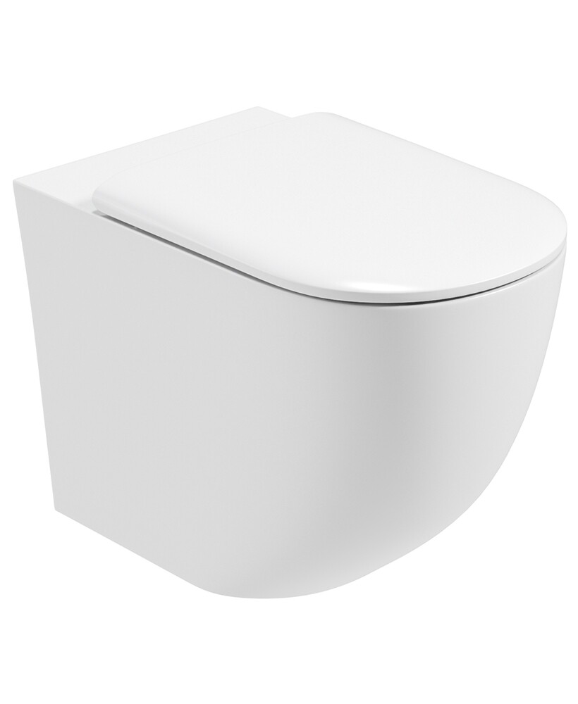 SONAS Inspire Back to Wall Rimless WC, Seat: Soft Close Standard Seat