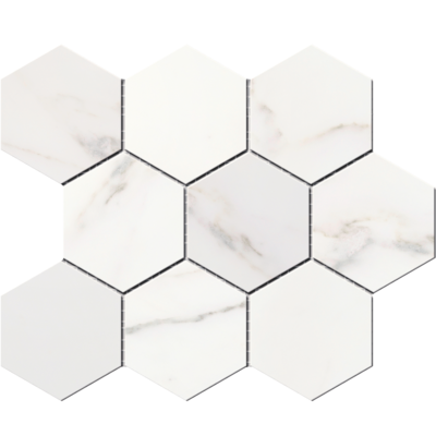 Artico White Home Hexagonal Mosaic Artico White Home Hexagonal Mosaic