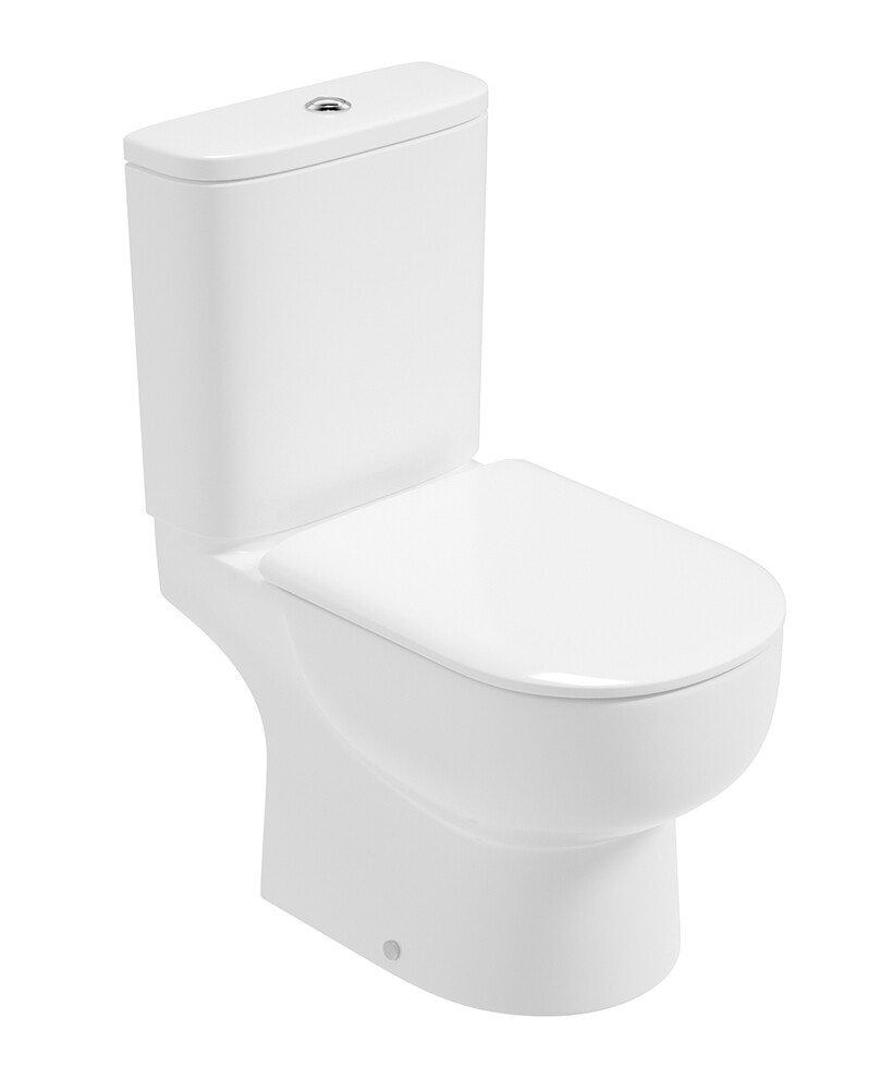 SONAS Via Open Back Closed Coupled Rimless Pan &amp; Soft Close Seat