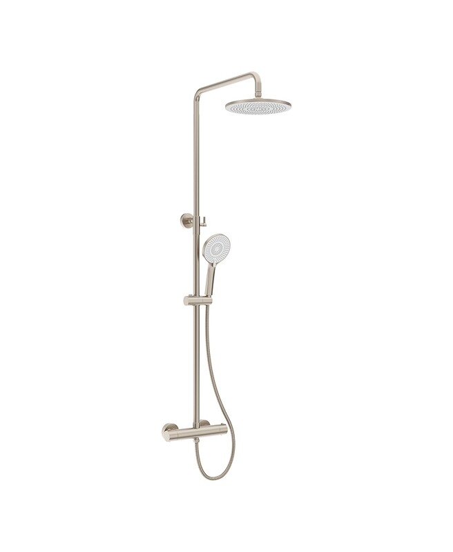 SONAS Alita Rain Thermostatic Shower Kit Brushed Nickel SONAS Alita Rain Thermostatic Shower Kit Brushed Nickel