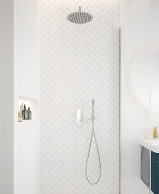 SONAS Alita Knurled Shower Set 2 Brushed Nickel SONAS Alita Knurled Shower Set 2 Brushed Nickel