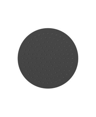 SONAS Sync Round Thin Stainless Steel Shower Head 250mm Matt Black