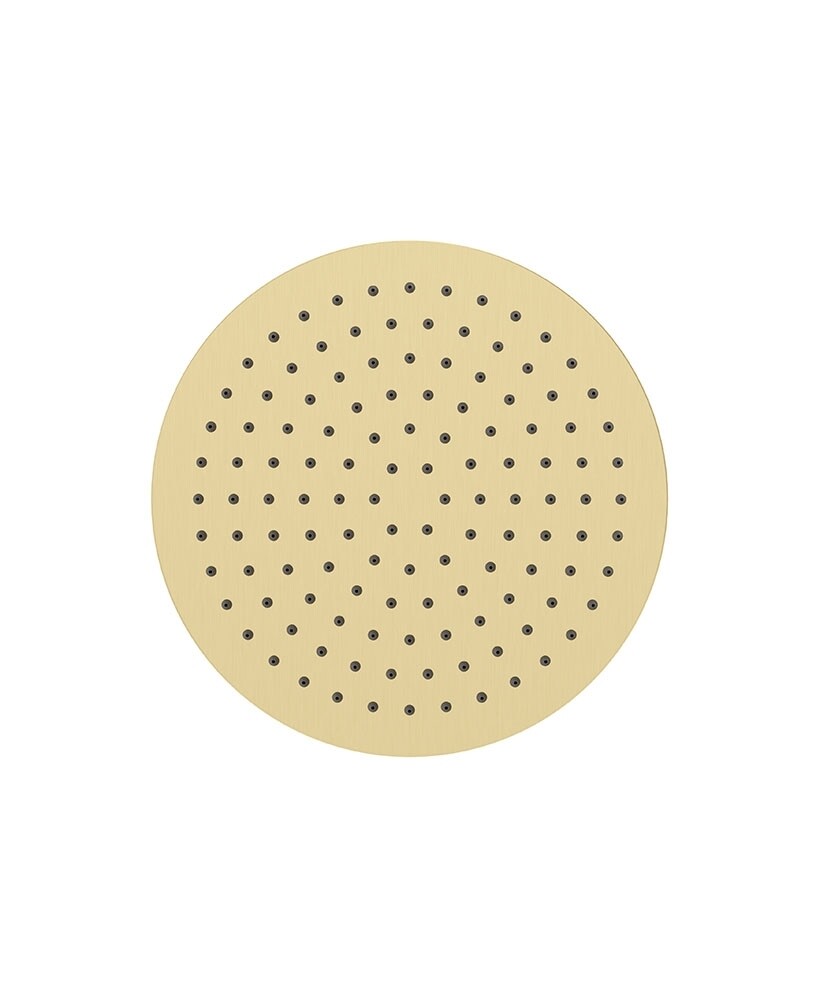 SONAS Sync Round Thin Stainless Steel Shower Head 250mm Brushed Gold