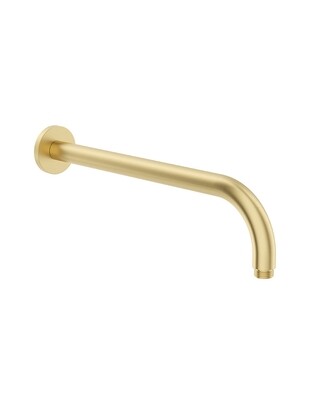 SONAS Sync Round Wall Shower Arm 300mm Brushed Gold