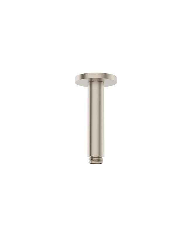 SONAS Sync Round Ceiling Shower Arm 200mm Brushed Nickel