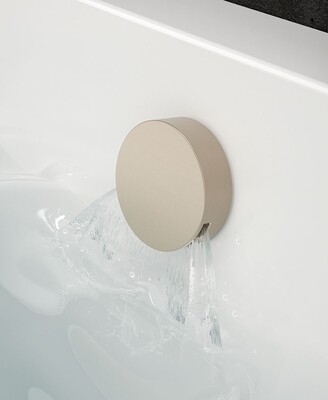 SONAS Round Bath Filler & Waste Brushed Nickel SONAS Round Bath Filler & Waste Brushed Nickel