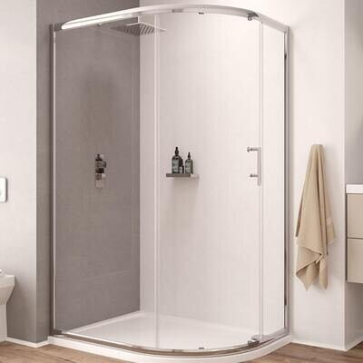 Offset Quadrant Shower Doors