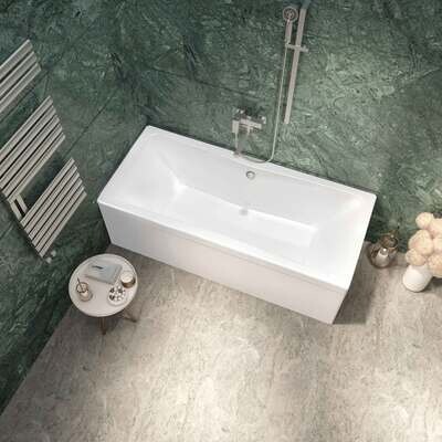 Toreno 1700x700 Square Double Ended Bath