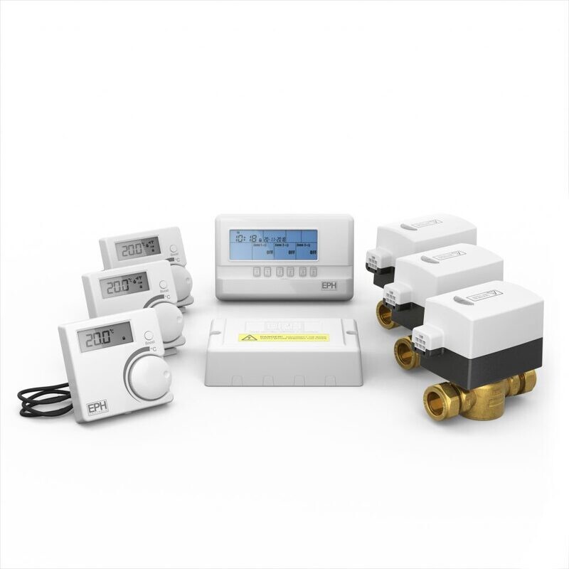 EPH Controls 3 Zone RF Heating Control Pack