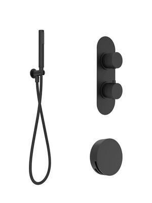 SONAS Alita Knurled Bath Set 2 Matt Black SONAS Alita Knurled Bath Set 2 Matt Black