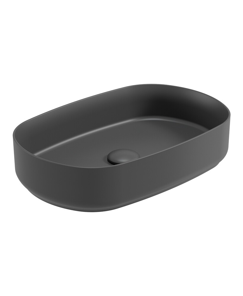 SONAS Avanti Oval Countertop Basin Charcoal Grey