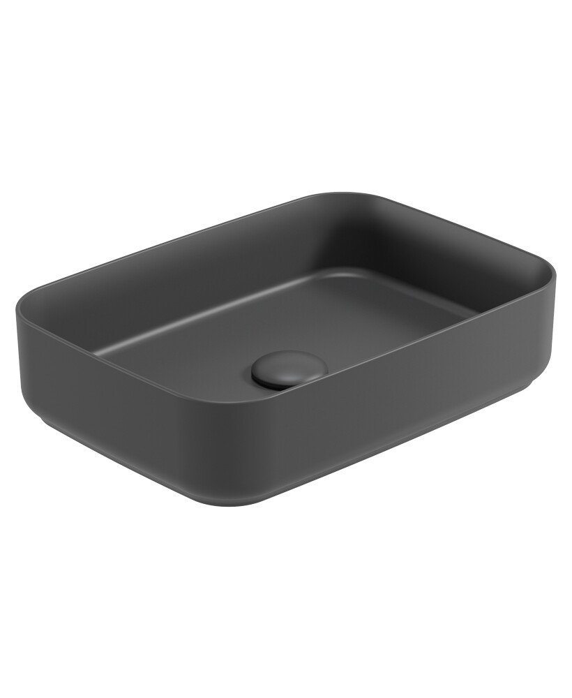 SONAS Avanti Rectangle Countertop Basin Charcoal Grey