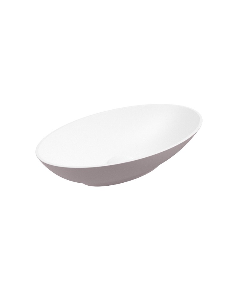 SONAS Skal Oval Countertop Basin Cashmere Pink