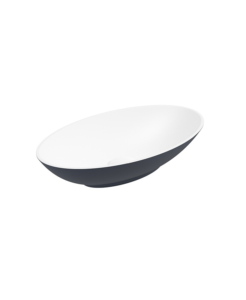 SONAS Skal Oval Countertop Basin Night Sky Blue