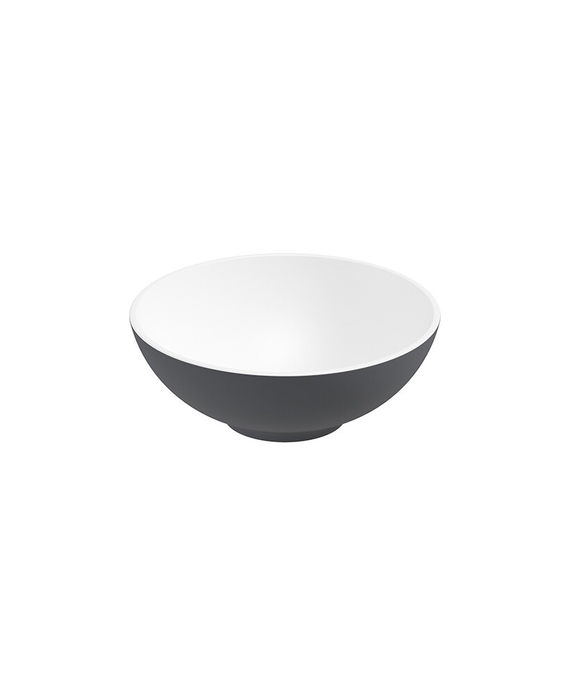 SONAS Skal Round Countertop Basin Midnight Grey