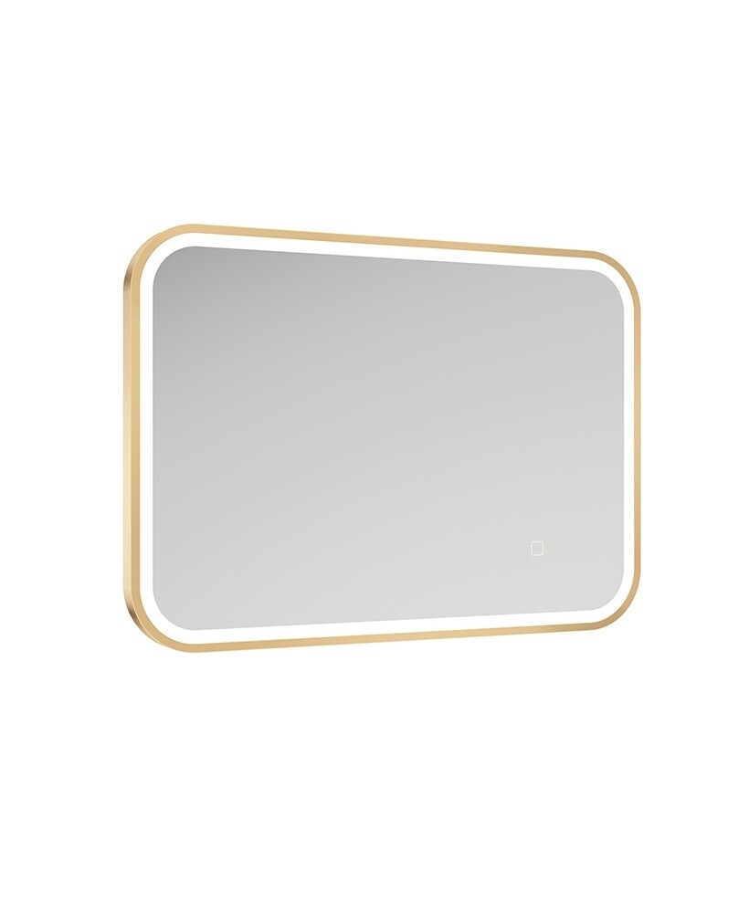SONAS Astrid Beam Rectangle Mirror 500x700 Brushed Gold