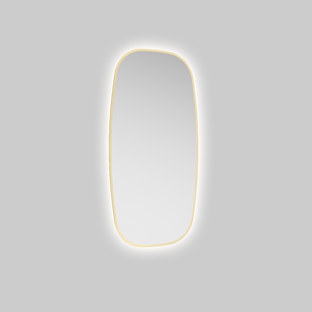 ECHO Arena 450x900mm LED Mirror Gold