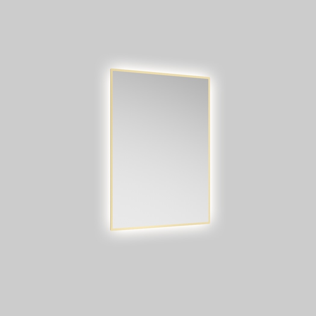 ECHO Rectangle 500x700 LED Mirror Gold
